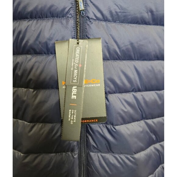 Hawke & Co Men's Navy XL Packable Down Jacket – Lightweight, Windproof, Water-Re - Picture 7 of 12